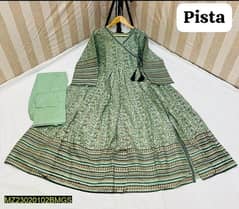 2peaces stiched lawn frok for girls/womens