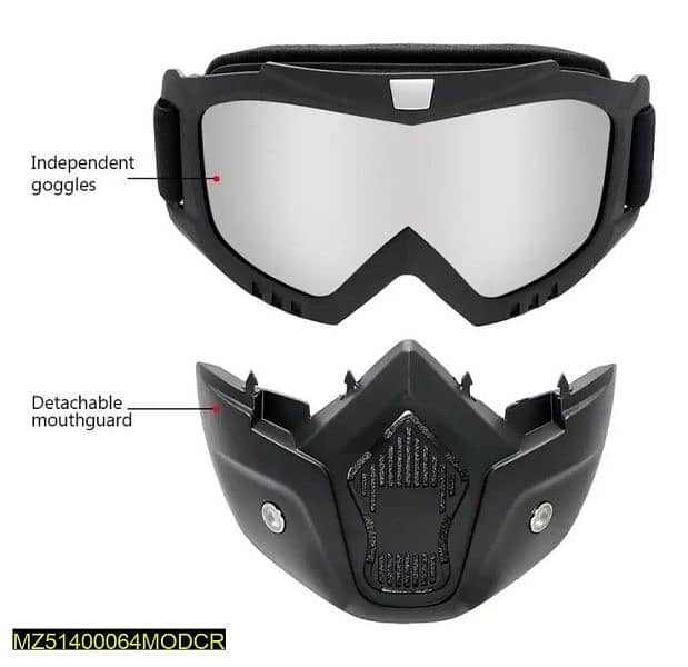 Bike Headlight mask | Face mask | Modification accessories 1