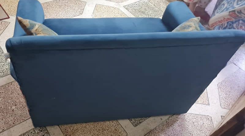 Two seater Sofa and a single bed for sale (set) 4