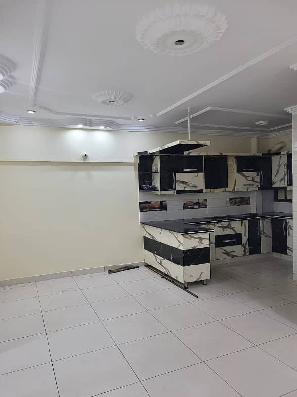 Flat for sale,King Palm phase 2, 3 Bed DD, 1800 Sq ft Space, Pure West Open, Gulistan e johar ,Block 3A 6