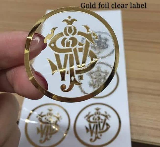 Holographic And Foil Printed Stickers 5