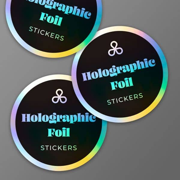 Holographic And Foil Printed Stickers 8