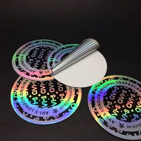 Holographic And Foil Printed Stickers 9