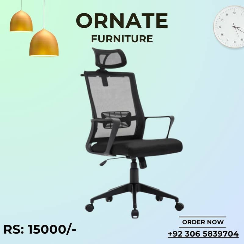 Office Chair, Computer Chair, Executive Chair imported and tables 16