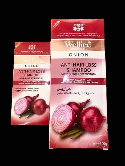 Original Wellice Onion Anti Hair Loss Shampoo 400g 1
