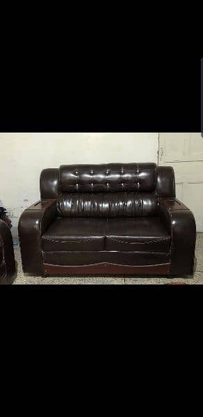 Rexine sofa set 2