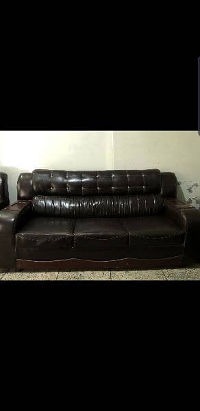 Rexine sofa set 4