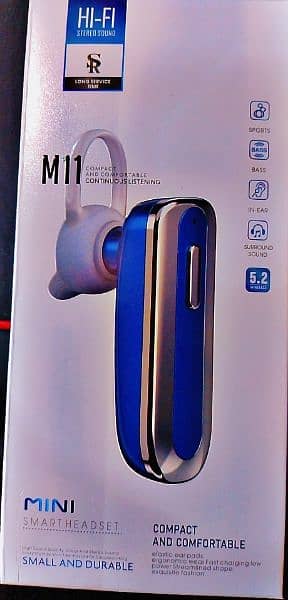 M11 mini smart Headset, Earphone, speaker Bluetooth 2