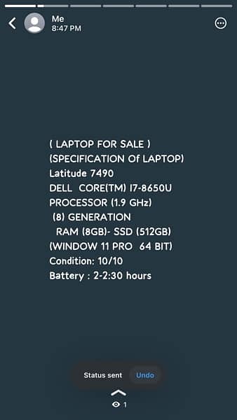 laptop for sale urgent base 5