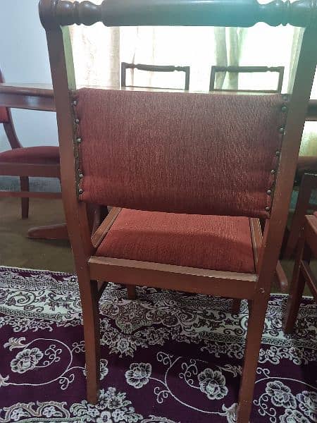 Dining table with six chairs urgent sale 2