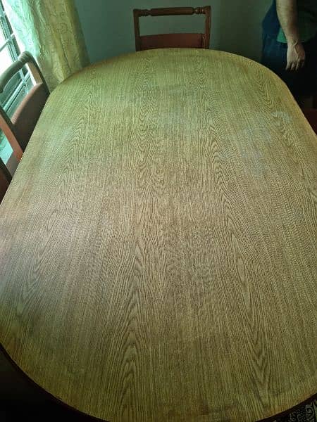 Dining table with six chairs urgent sale 3