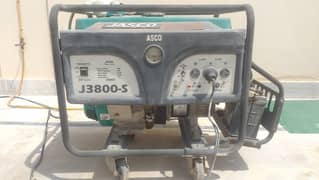 Used JASCO J3800-S Portable Generator | Gas + Petrol | 3.1kW output