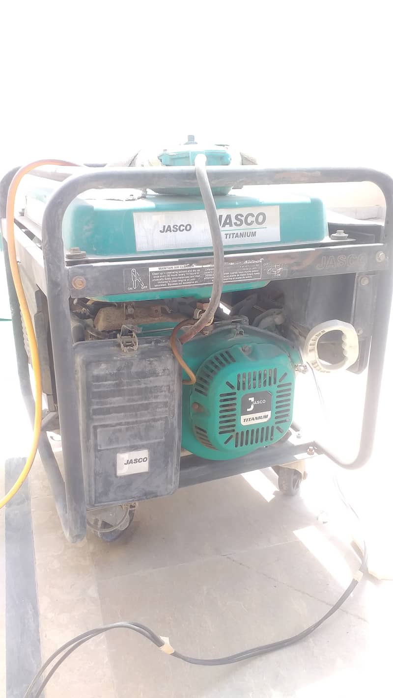 Used JASCO J3800-S Portable Generator | Gas + Petrol | 3.1kW output 1