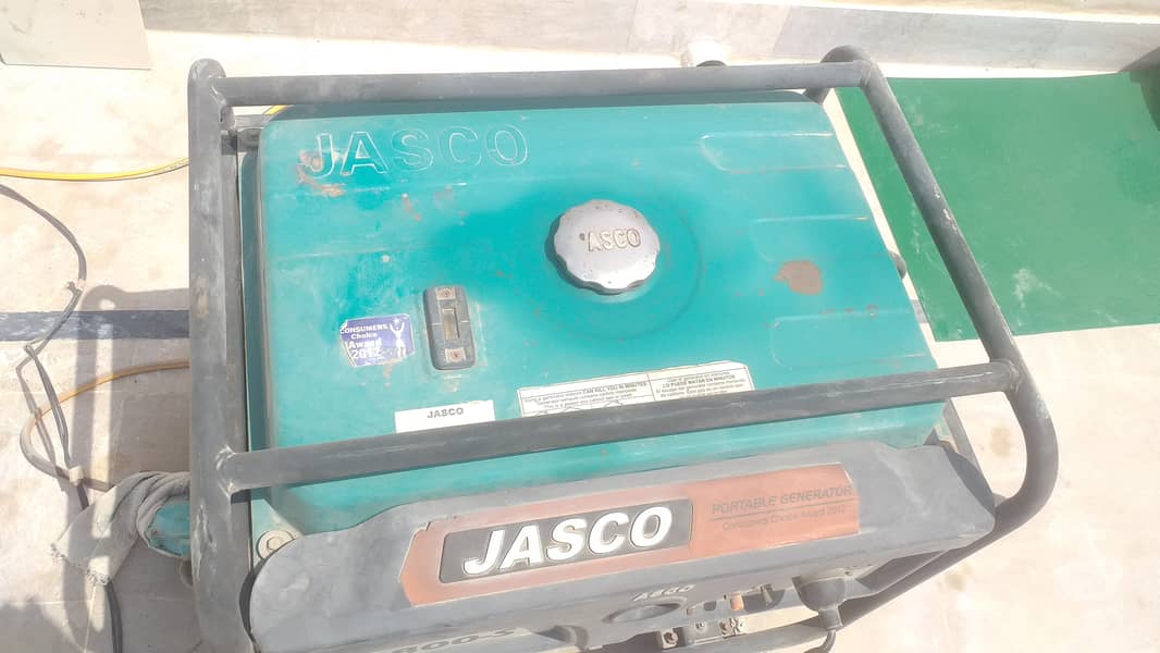 Used JASCO J3800-S Portable Generator | Gas + Petrol | 3.1kW output 4
