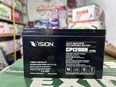 VISION Gel batteries available  9AH