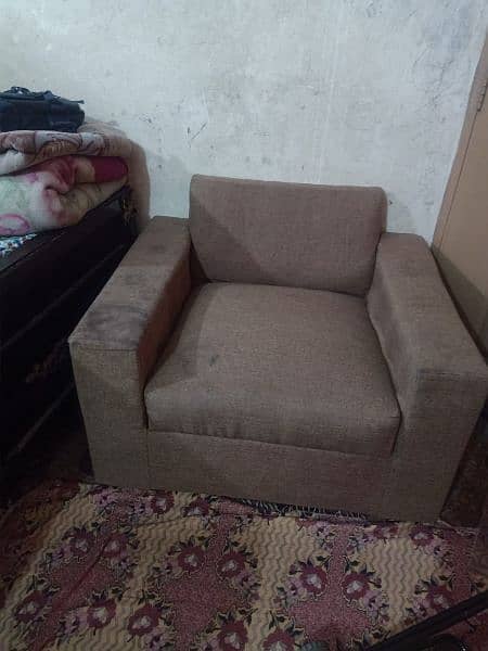L shaped 3 seater and 1 seater 3