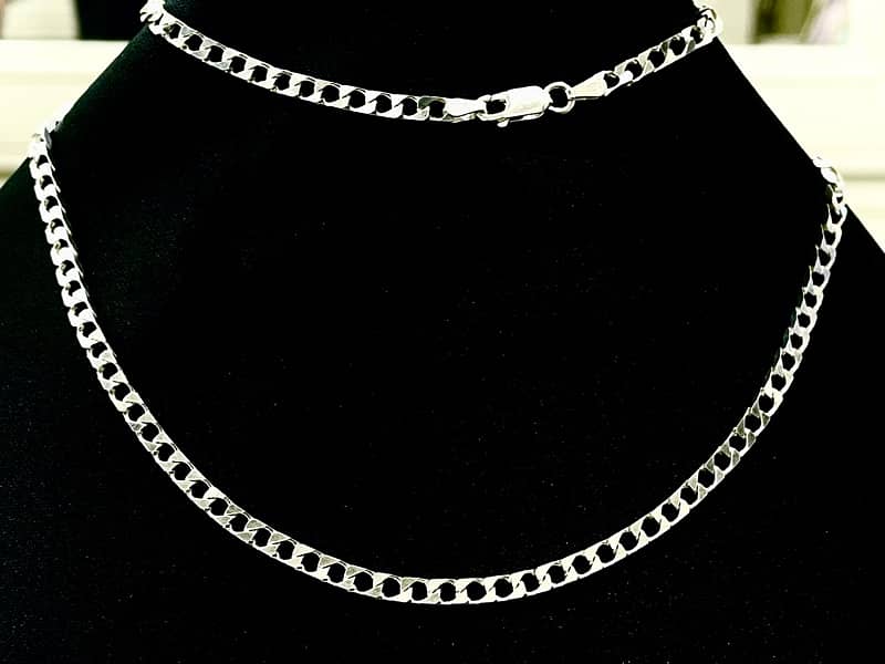 Italian Silver Chain / 925 stealing silver / Italian mens silver chain 0