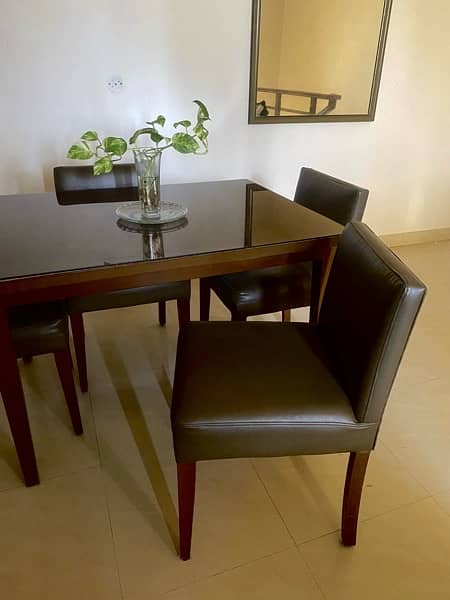 Dining table with 4 chairs 3