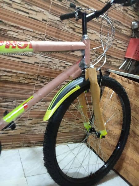bicycle brand new zero meter not used ful size 26 inch duble gear 3