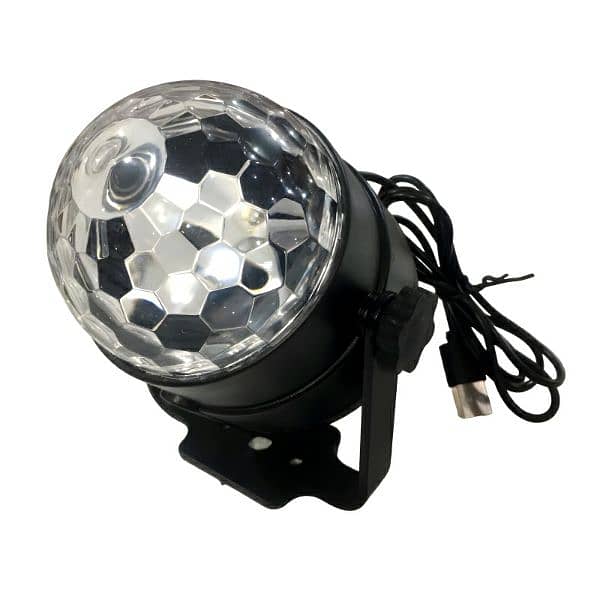 Mini LED Projector With Speaker & RGB Disco Light 1