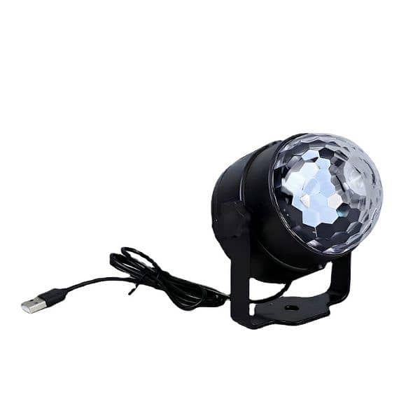 Mini LED Projector With Speaker & RGB Disco Light 3