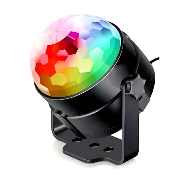 Mini LED Projector With Speaker & RGB Disco Light 4
