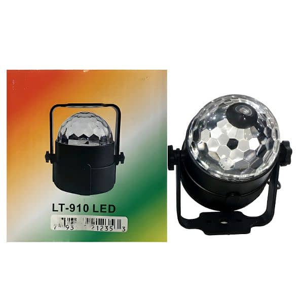 Mini LED Projector With Speaker & RGB Disco Light 6