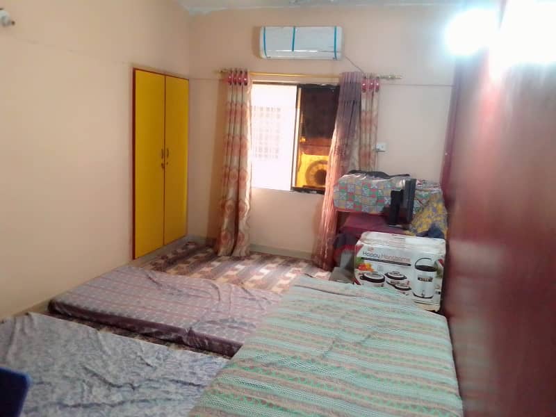 Double Floor Flat With Own Roof 2 Bed Drawing Dinning 1050 Sq Ft Chance Deal 0