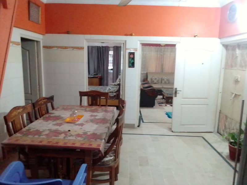 Double Floor Flat With Own Roof 2 Bed Drawing Dinning 1050 Sq Ft Chance Deal 9