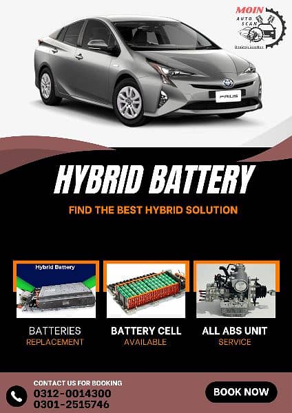 Toyota Aqua Hybrid Battery Cell Replacement Abs System Car Scanning 0