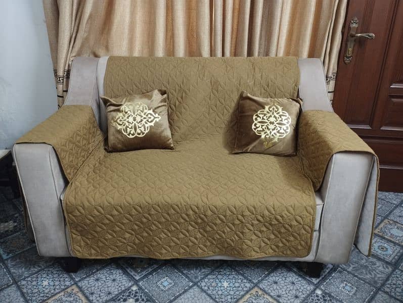 Brand New 3+3+2 type sofa set+ 6 cushions and cover. 5