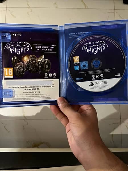 gotham knights ps5 with an unused code 0