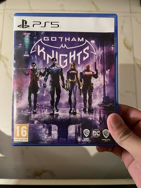 gotham knights ps5 with an unused code 1