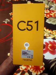 Realme C51,, with box and 33wfast charger(4+4+128 gb)