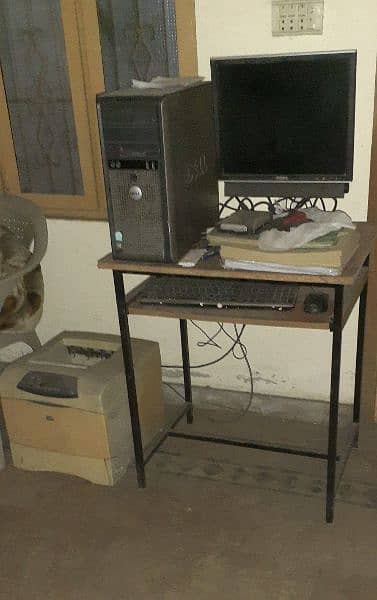 Television with tv trolley/ photocopy machine/ printer 7