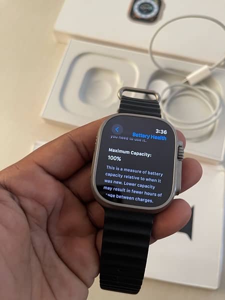 Apple Watch Ultra complete box mint condition 2