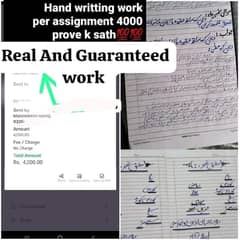 Handwritten Assignment Content Writing And Data Entry Work