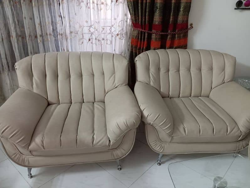 sofa 7 seater with 2 side tables and 01 centre table 1
