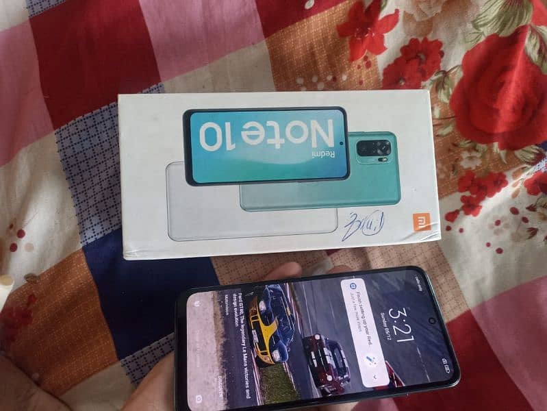 Ridmi Note 10 4Gb Ram 128 GB Rom good condition with box charg. . . 3