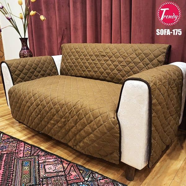 Sofa Cover for all Types | Normal | L Shape | Dewan | Chair Covers 7