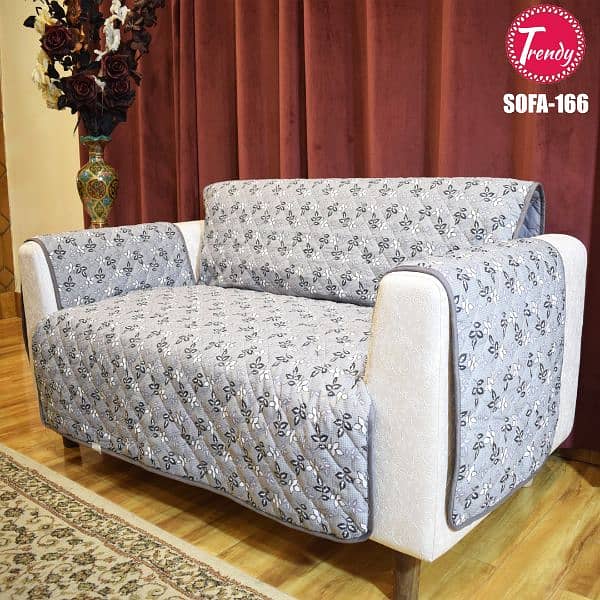 Sofa Cover for all Types | Normal | L Shape | Dewan | Chair Covers 11