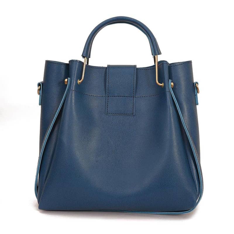3 Piece Handbag, Sapphire Blue (Free Home Delivery All Over Pakistan) 1