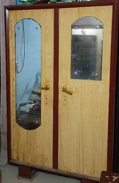 1 Two Door Iron Almira (Cupboard)