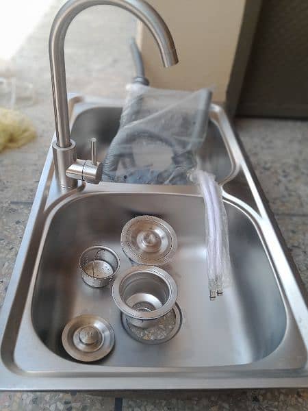 SS 304  Double tub sink. 3