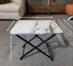 1 Pc Foldable And Adjustable Coffee Table