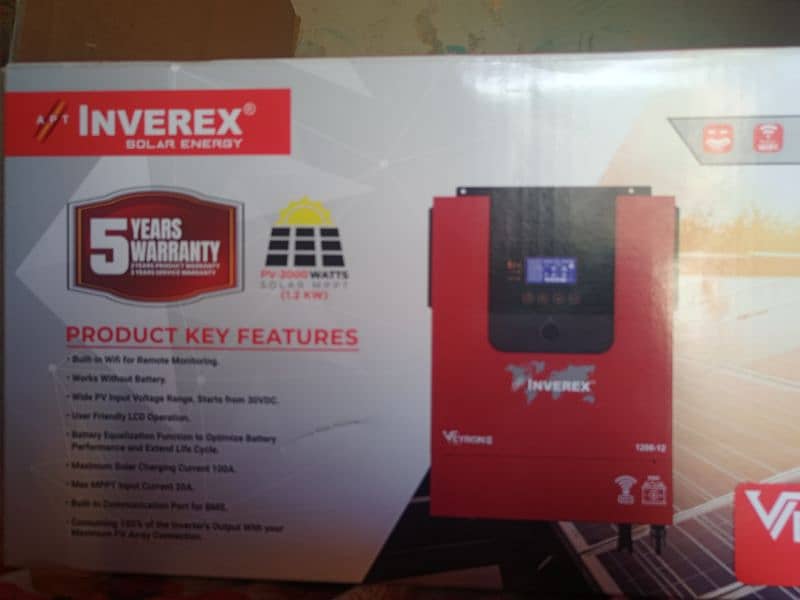 Inverex Veyron II 1200W-12vBuilt-In Wifi For Remote Monitoring 2