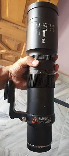 TTArtisan 500mm f6.3 lens for Nikon Z Mirrorless