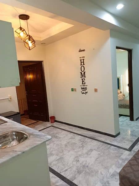 single bed apartment well furnished 3