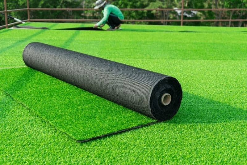 Artificial Grass Roll - Green Turf - Field Grass at DHA Nazimabad 4