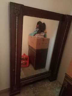 mirror for sale with wooden frame